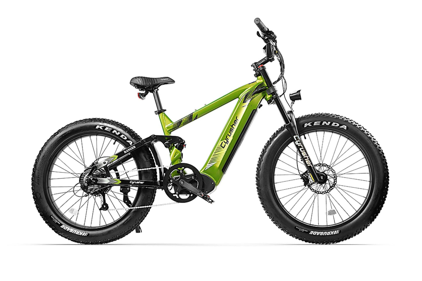 Cyrusher Ranger 1.0 Full-Suspension All-Terrain E-Bike - US-RNGR-GR