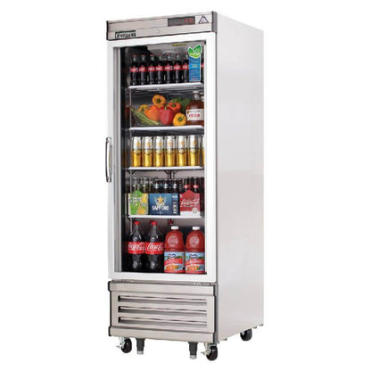 Everest - EBGR1, Commercial 27" 1 Glass Door Reach-In Refrigerator 23 cu. ft. - EBGR1