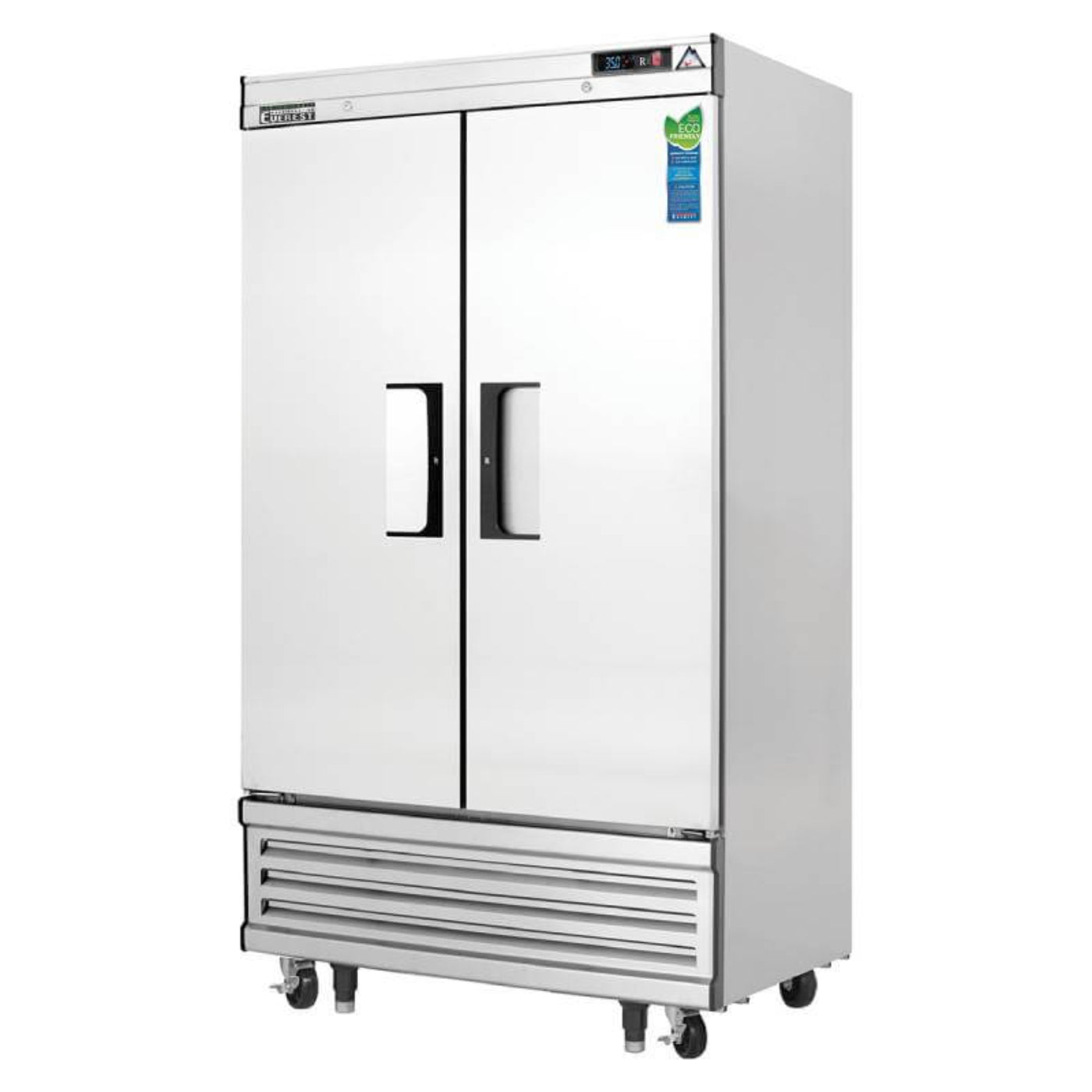 Everest - EBRF2, Commercial 54" 2 Solid Door Reach-In Refrigerator Freezer 48 cu.ft. - EBRF2