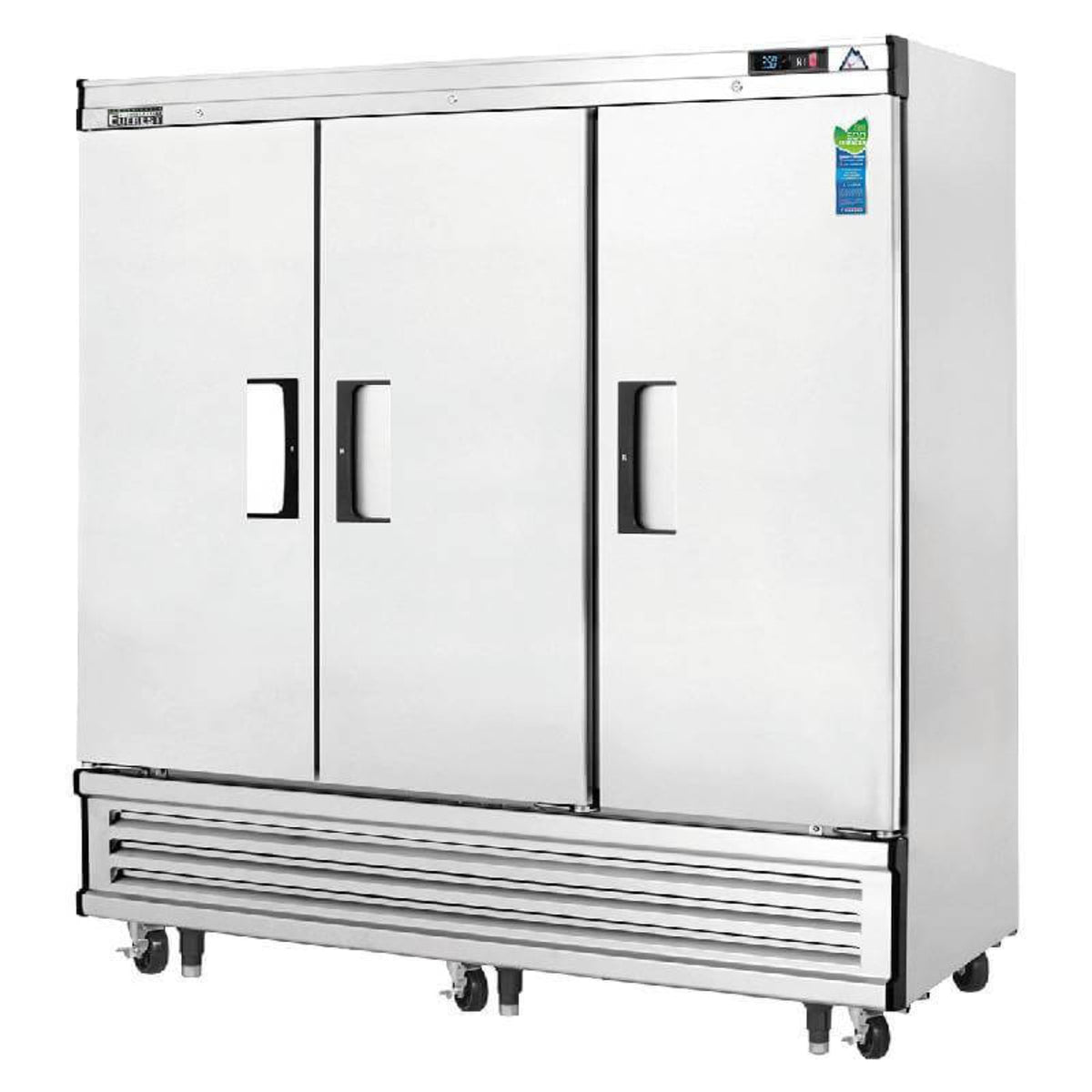 Everest - EBF3, Commercial 74" 3 Solid Door Reach-In Freezer - EBF3