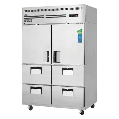 Everest - ESR2D4, Commercial 49" Two Solid Door Reach-In Refrigerator 48 cu.ft - ESR2D4