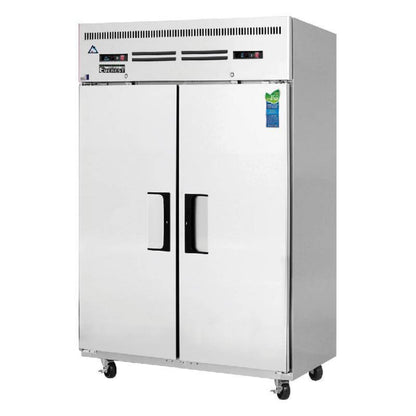 Everest - ESRF2A, Commercial 49" Two Solid Door Reach-In Refrigerator Freezer F 22 cu.ft. / R 22 cu.ft. - ESRF2A
