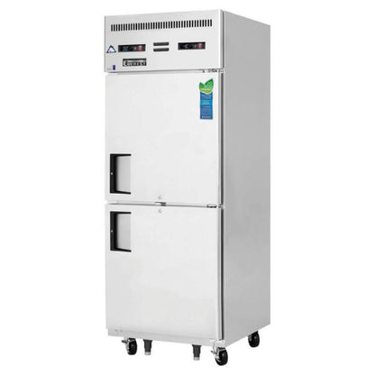 Everest - ESRFH2, Commercial 29" Two Solid Door Reach-In Refrigerator Freezer F 11 cu.ft. / R 11 cu.ft - ESRFH2.