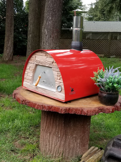 MAXIMUS MOBILE PIZZA OVEN RED **BEST SELLER**