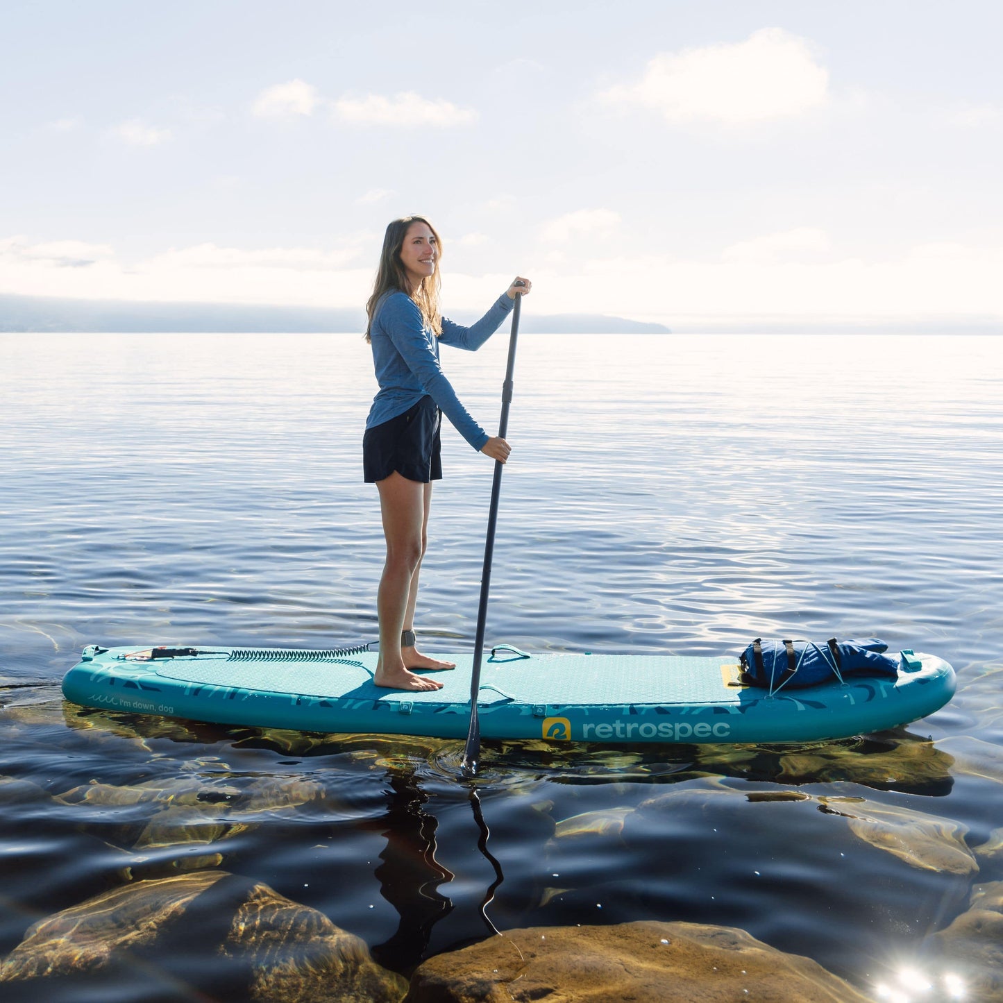 Retrospec Weekender Yogi 10'8" Inflatable Stand Up Paddle Board - 6628