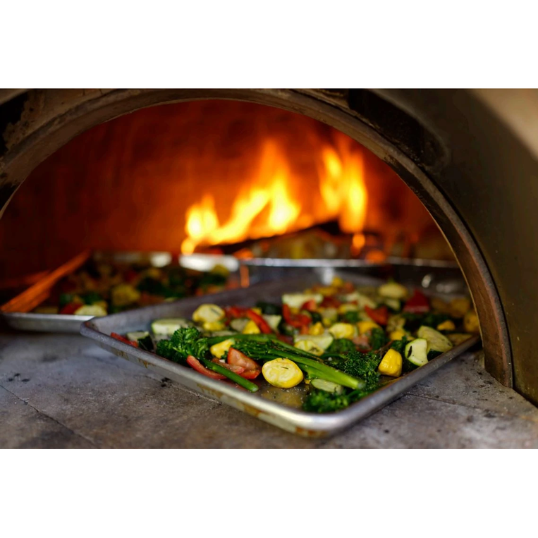 Cooked Roasted Veggies in Forno Piombo Oven