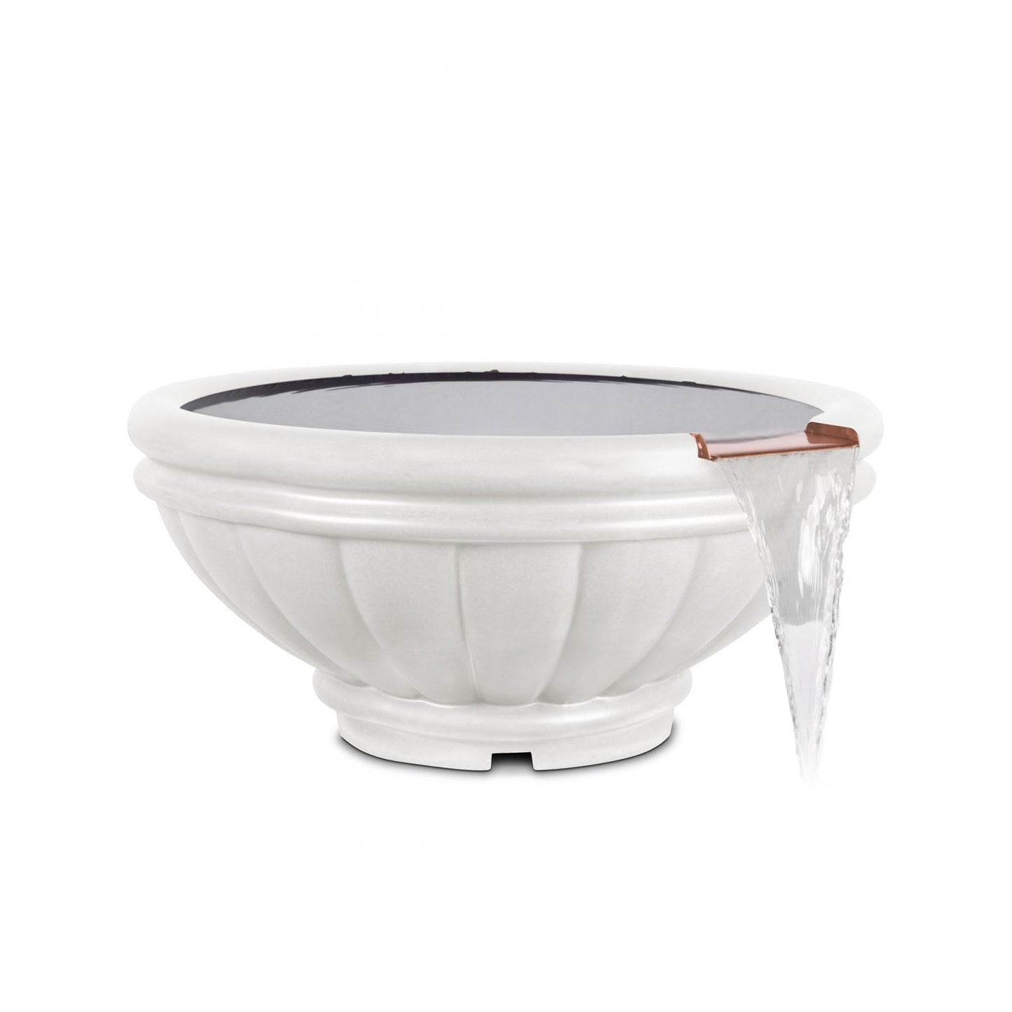 Roma Concrete Water Bowl Limestone