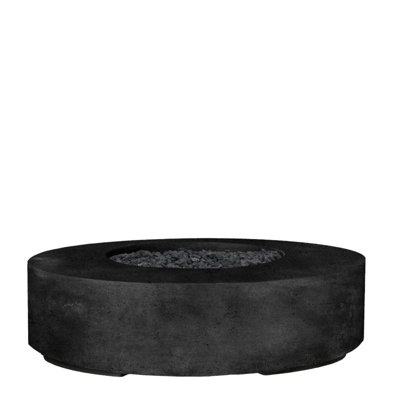 Prism Hardscapes Rotondo 80 Fire Pit-Ebony