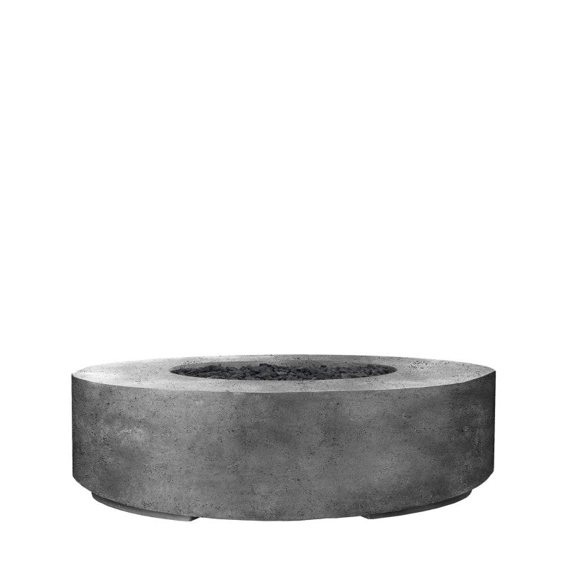 Prism Hardscapes Rotondo 80 Fire Pit-Pewter