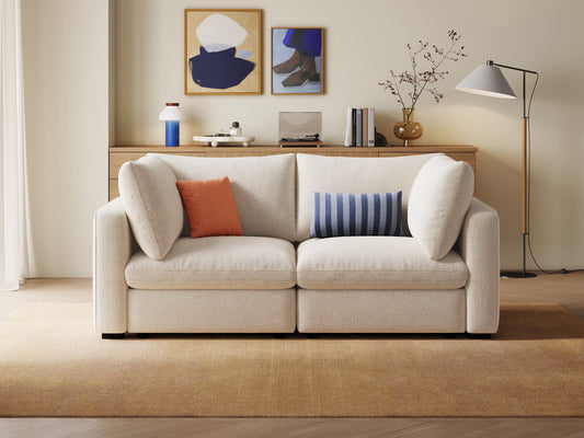 LINSY HOME RUBIK V 2 Seats Couch - S500-01X-2020-US-SPF-Sofa-0