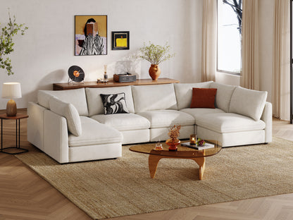 LINSY HOME RUBIK V 4 Seats with 2 Corners - S500-01X-6002-US-SPF-Sofa-0