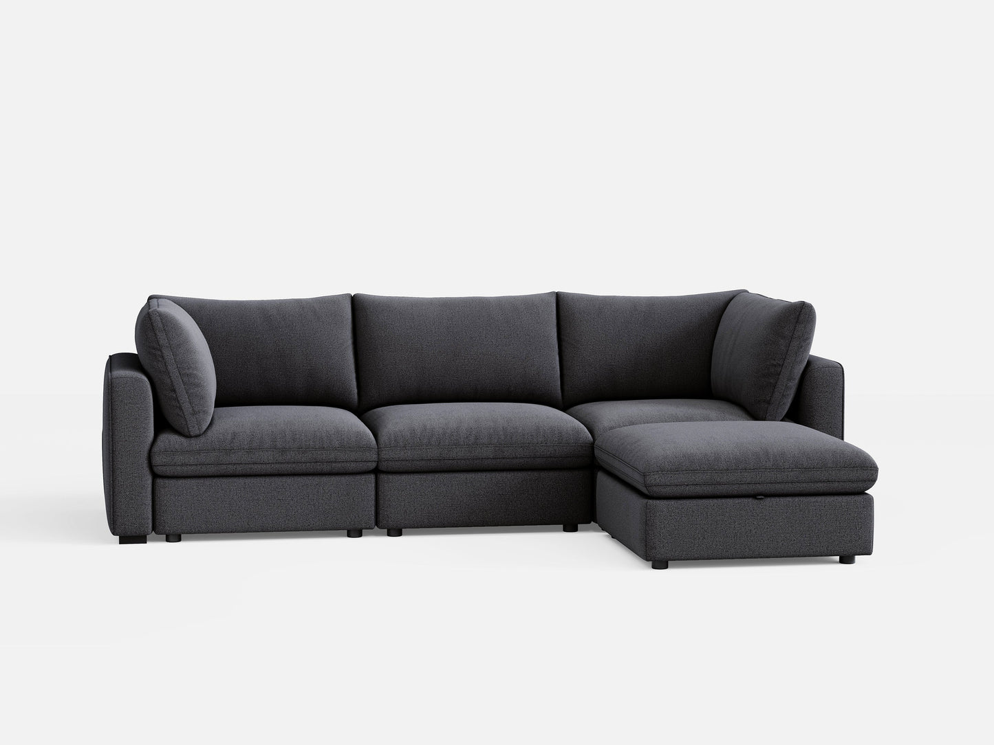 LINSY HOME RUBIK V 3 Seats with Ottoman - S500-01X-3120-1-US-SPF-Sofa-0