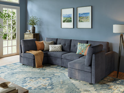 LINSY HOME RUBIK III 6 Seats Sofa - US-LH-SPF-Sofa-S800-F11-60-0-00