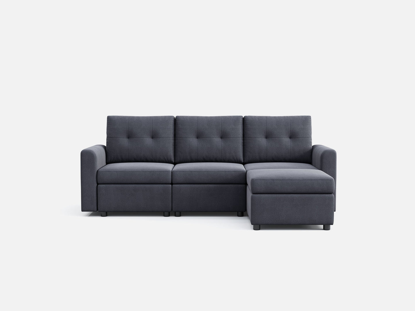 LINSY HOME RUBIK III 3 Seats with Ottoman - US-LH-SPF-Sofa-S800-F11-31-0-00
