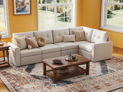 LINSY HOME RUBIK III 4 Seats with Corner - US-LH-SPF-Sofa-S800-F11-401-0-00