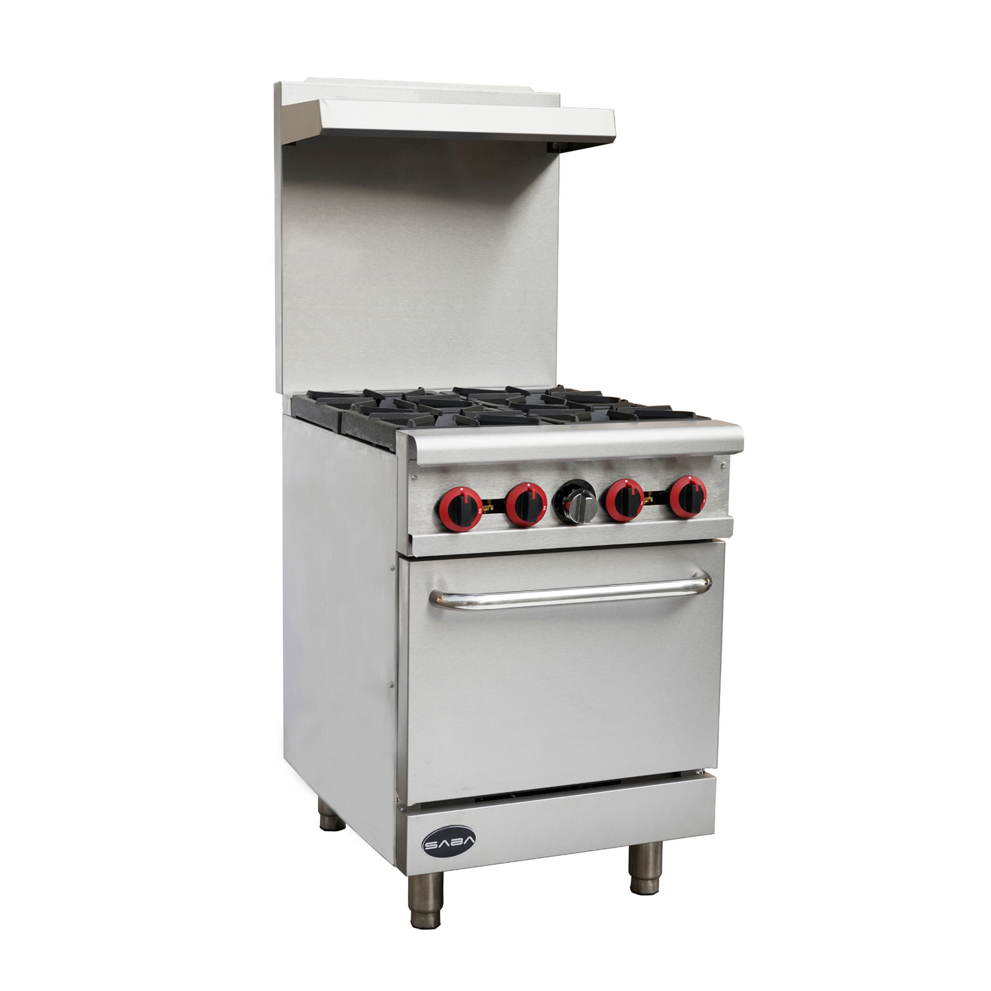 SABA Commercial Gas 4 Burner with Oven -  GR-24