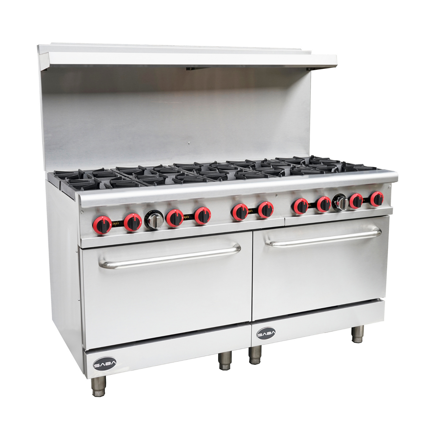 SABA  Commercial Gas 10 Burner with Oven - GR-60