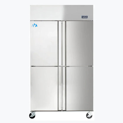 Chef AAA - SCD-880B, Commercial Half Door Dual Zone Refrigerator and Freezer Combination 32 cu.ft. - SCD-880B