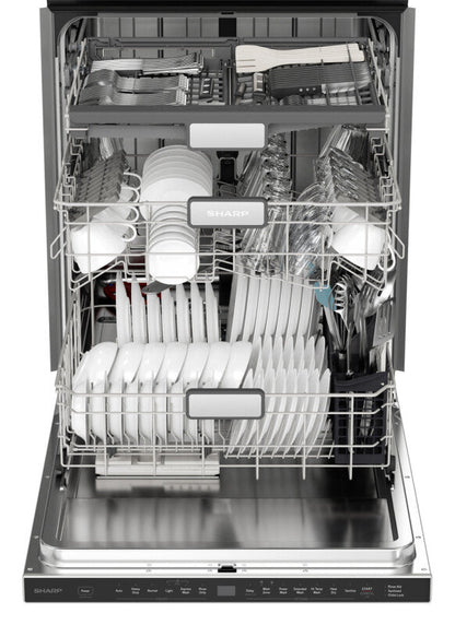 Sharp SDW6726MS 24 In. Stainless Steel 47db Dishwasher