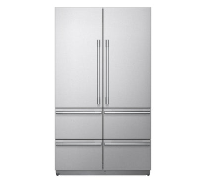 Signature Kitchen Suite SKSFD4826MT 48-inch Built-in French Door , Pre-assembled (Transitional Series) Stainless Steel - SKSFD4826MT