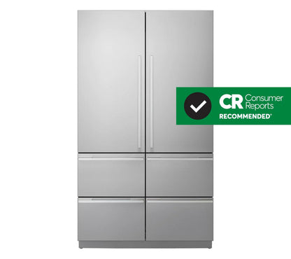 Signature Kitchen Suite SKSFD4826MT 48-inch Built-in French Door , Pre-assembled (Transitional Series) Stainless Steel - SKSFD4826MT