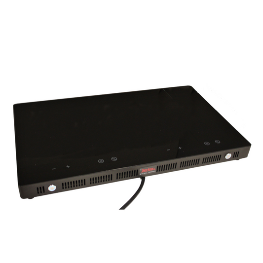 Spring USA SM-1800LP-D LoPRO Slim-line Dbl Induction Range, Light Cook&Hold 1800W - SPSM1800LPD