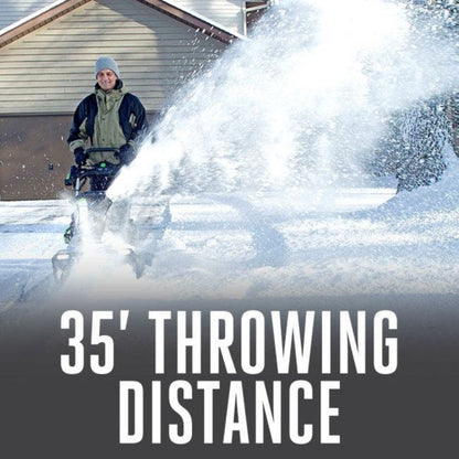 EGO Power+ 21" 56-Volt Cordless Snow Blower with Peak Power (2) 5.0Ah Batteries and Charger Included - Reconditioned - SNT2102-FC