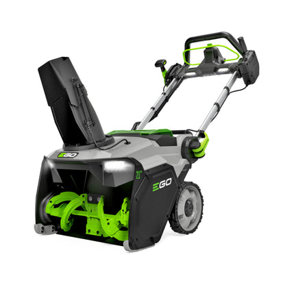 EGO Power+ 21" Single-Stage Snow Blower with Peak Power and Heated Handle Grips, (2) 6.0Ah Batteries and Dual Port Charger - SNT2134