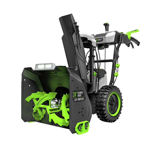 EGO Power+ POWER+ 24 in. Self-Propelled 2-Stage XP Snow Blower with Peak Power and 2 x 10.0 Ah Batteries and Dual Port Charger - SNT2416