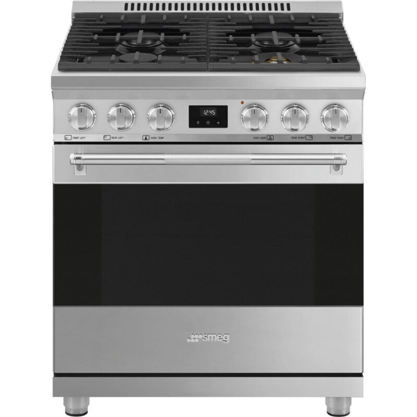 Smeg Range with Gas Hob 30" Aesthetic Stainless steel - SPR30UGMX