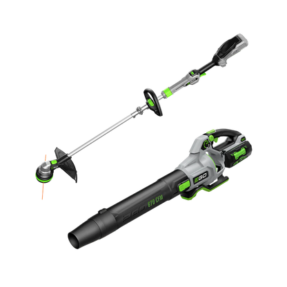 EGO Power+ 15" Powerload String Trimmer with Aluminum Telescopic shaft and 670 CFM Leaf Blower Combo Kit - ST6703LB