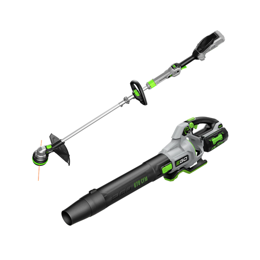 EGO Power+ 15" Powerload String Trimmer with Aluminum Telescopic shaft and 670 CFM Leaf Blower Combo Kit - ST6703LB