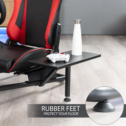 VIVO Racing Simulator Cockpit with Shelf Kit - STAND-KIT-RACE1S