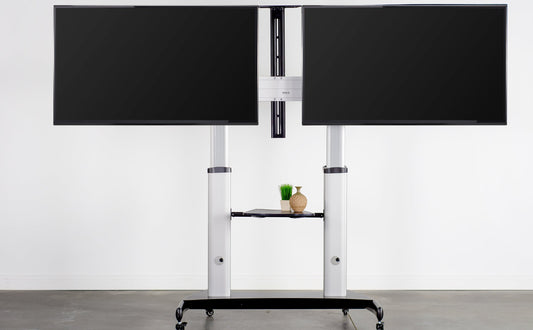 VIVO Aluminum TV Cart - 32” to 70” Screens - STAND-TV12H