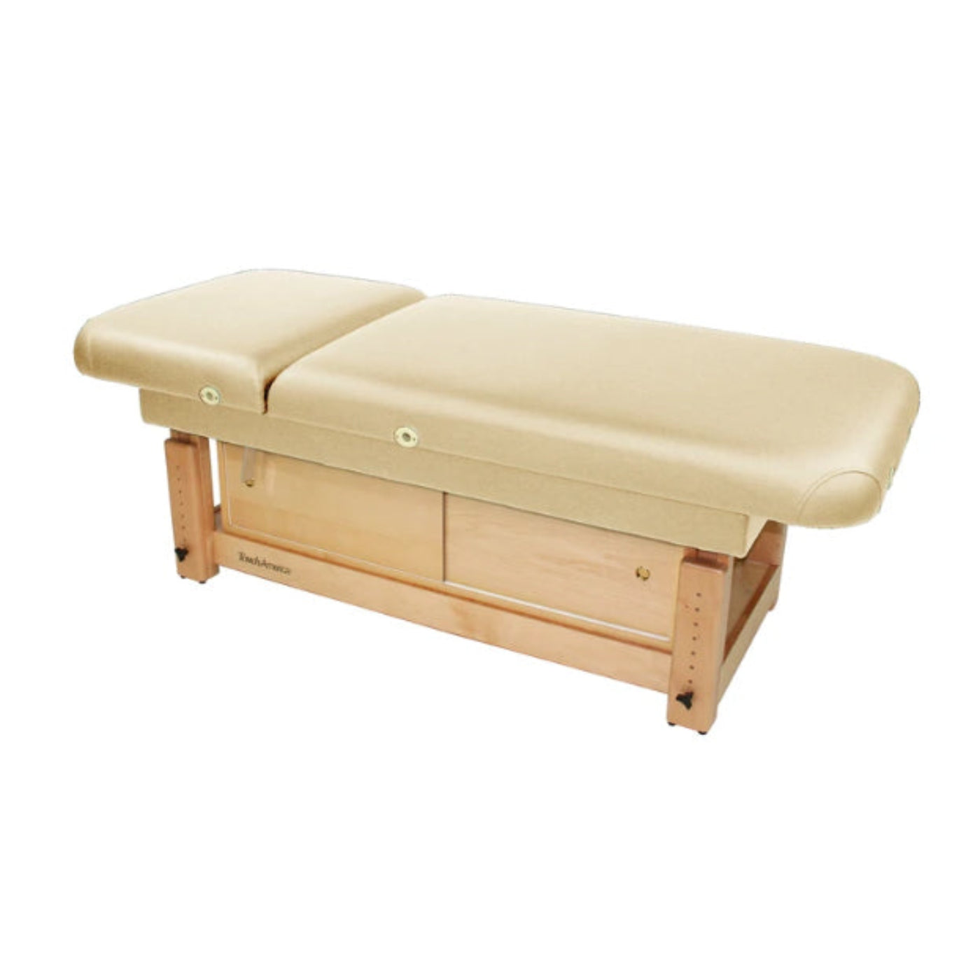 Touch America Face & Body Stationary Treatment Table with Hardwood Cabinet (11520 + 41015-00)  - 11520-07