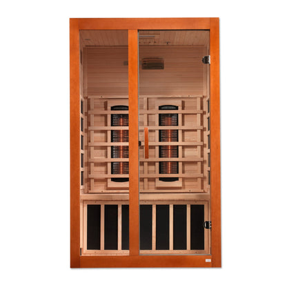 Dynamic Santiago 2-Person Full Spectrum Near Zero EMF FAR Infrared Sauna - DYN-6209-03 FS