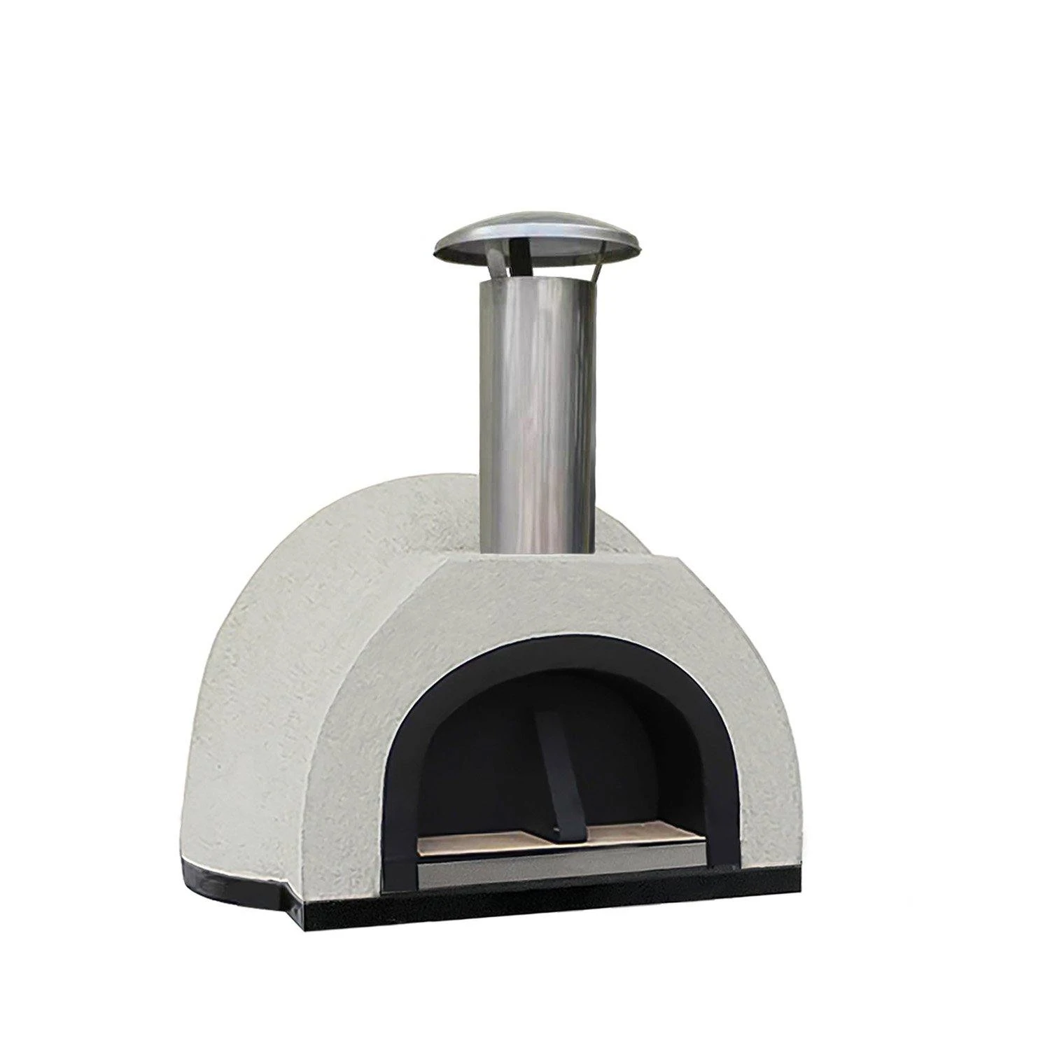 Forno Piombo Santino Silver Grey in White