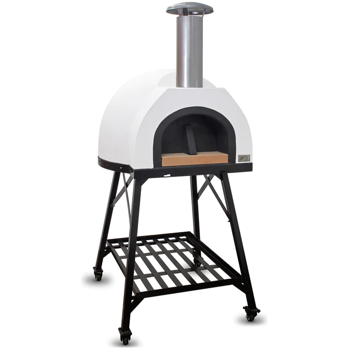 Forno Piombo Santino 70 Pizza Oven White with Stand
