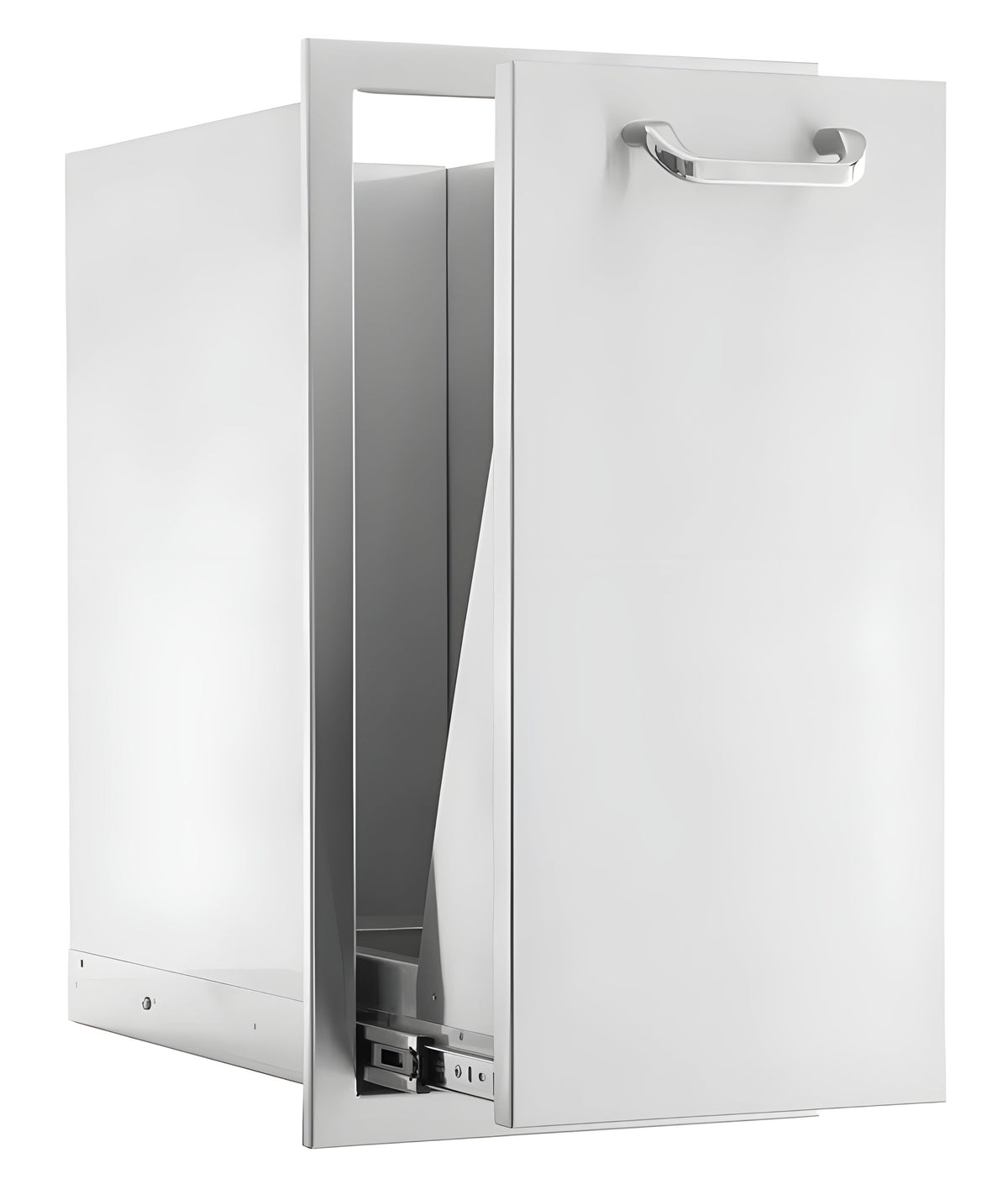 PCM 260 Series 13" Narrow Roll-Out Trash Drawer -  BBQ-260-TRNW-DRW