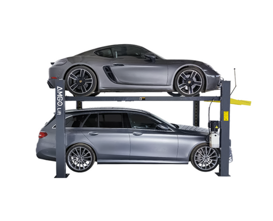 AMGO 408-HP 8,000 lbs 4 Post Parking Lift - 408-HP