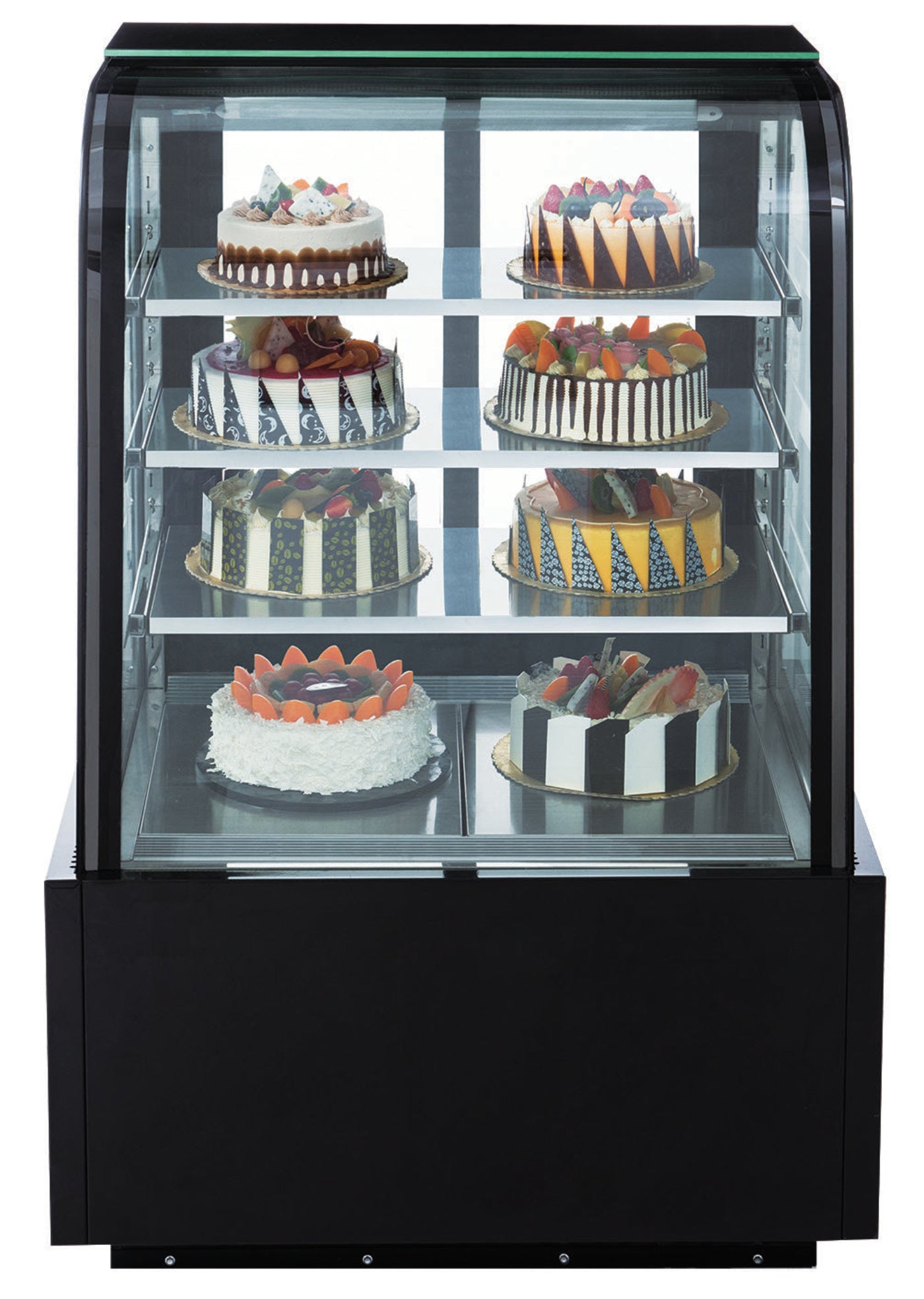 Chef AAA - , 72" Curved Glass Bakery Case - TDM72R-CB