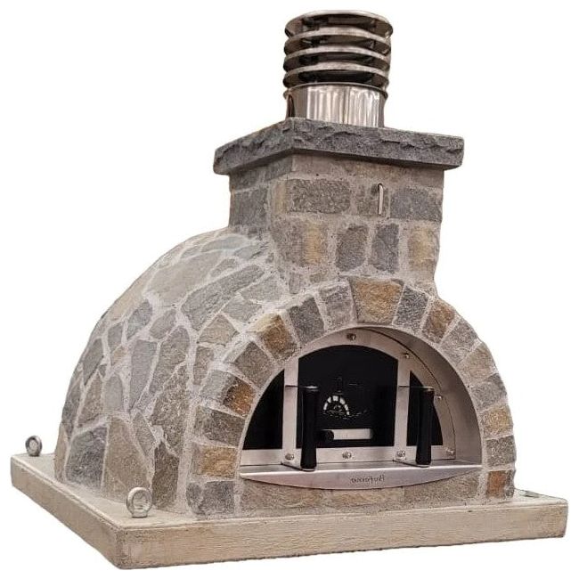 Pro Forno Sierra Ridge Traditional Wood Fired Brick Pizza Oven Side View