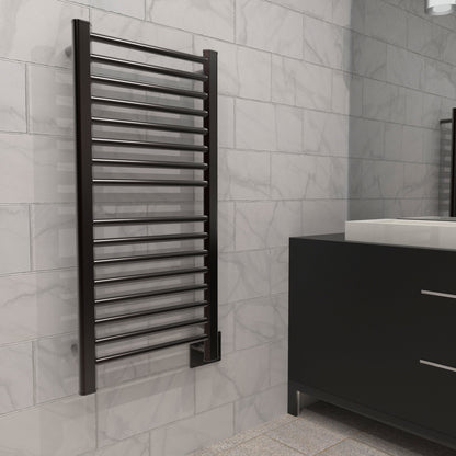 Amba Heated Towel Rack Model S2142 Height 42 5/8″ - S2142B