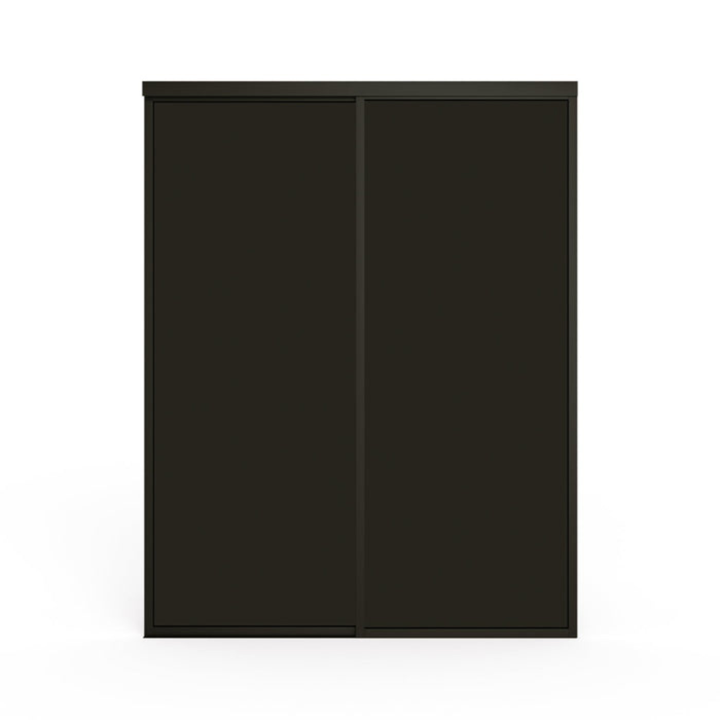 Doors22 72x96 Glass Sliding Room Divider Smoked Clear 2 panels - RDB72x96smokedclear