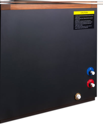 Golden Designs Cold Therapy "CUBOID" 304 Nano-Coated Stainless Steel Cold Plunge Tub - DCT-S-050-NS-34