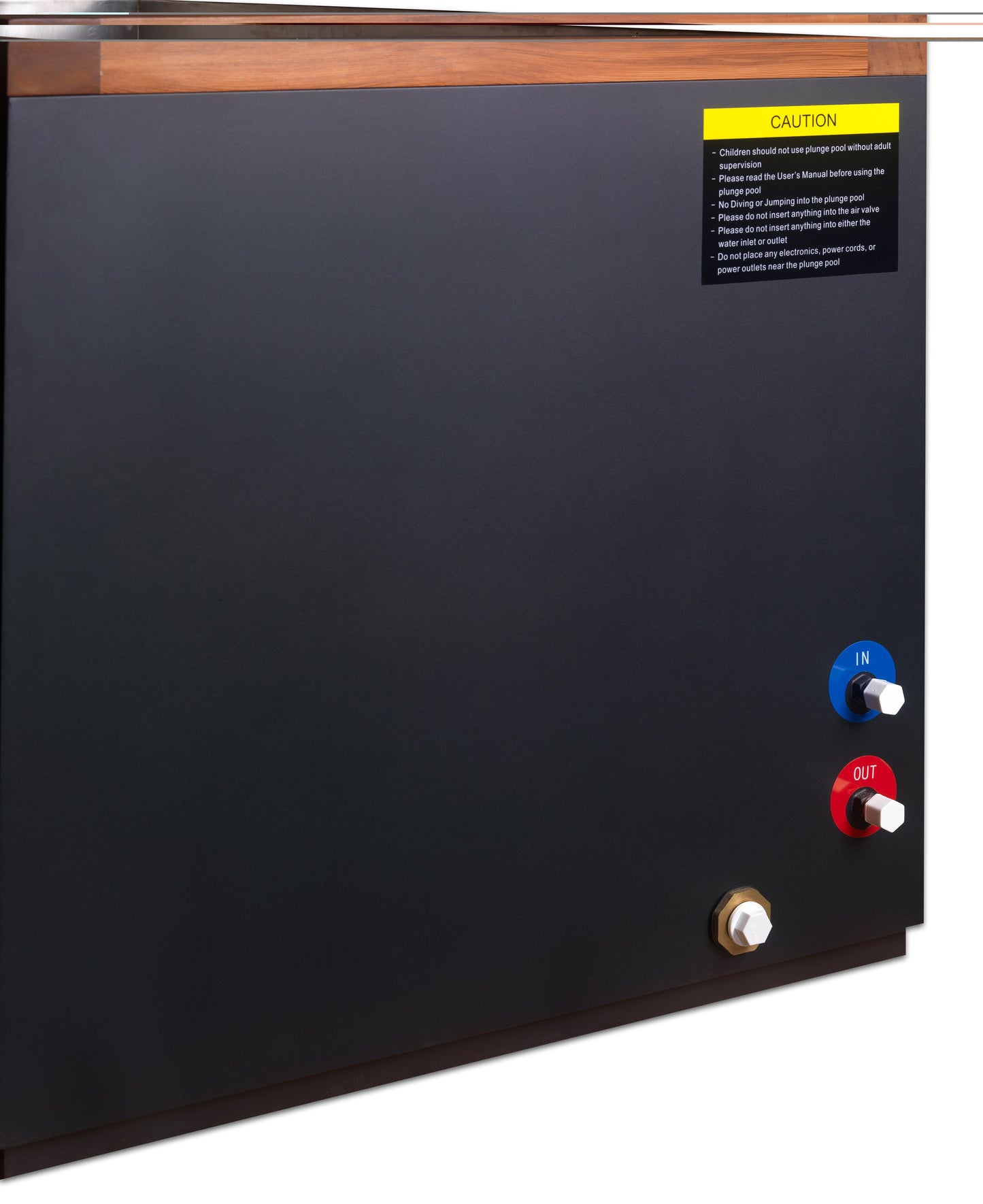 Golden Designs Cold Therapy "CUBOID" 304 Nano-Coated Stainless Steel Cold Plunge  - DCT-S-055-NS-34