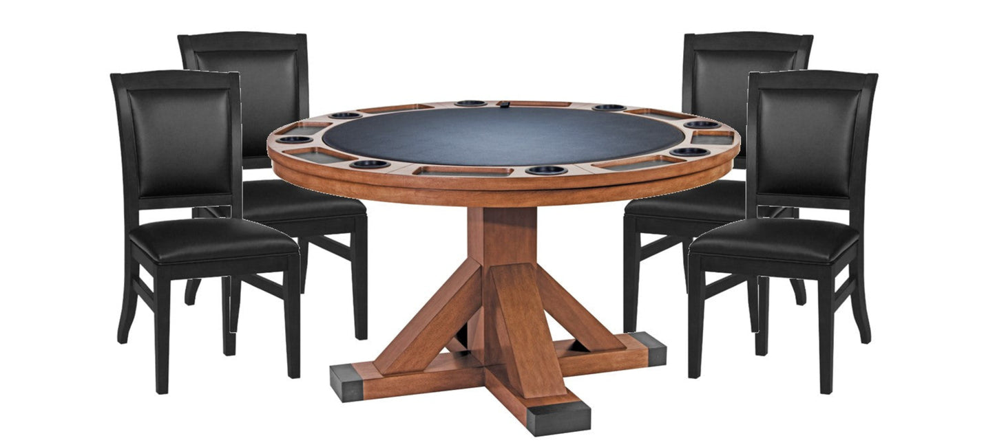 Legacy Billiards Sterling 2 in 1 Game Table with 4 Game Chairs - 102281/102354