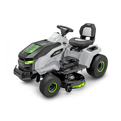 EGO Power+ 42" T6 Lawn Tractor Riding Lawn Mower with 6 x 6.0Ah Batteries, Turbo Charger, and Charging Adapter - TR4204
