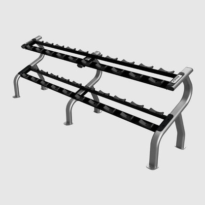 TROY COMMPAC-TSDU100 Urethane Dumbbell Set with Racks