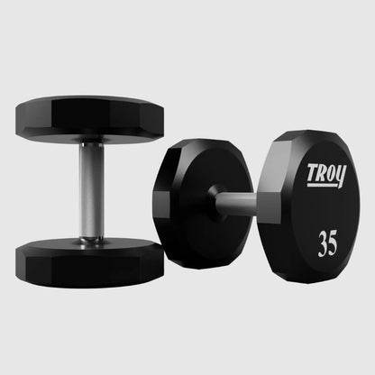 TROY COMMPAC-TSDU100 Urethane Dumbbell Set with Racks